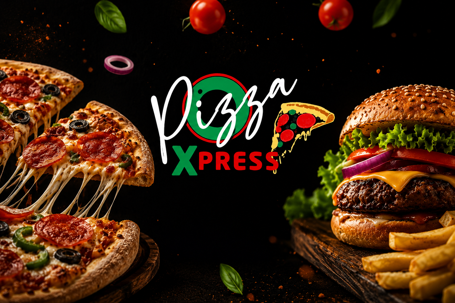 Friskbagt pepperoni pizza fra Pizza Xpress